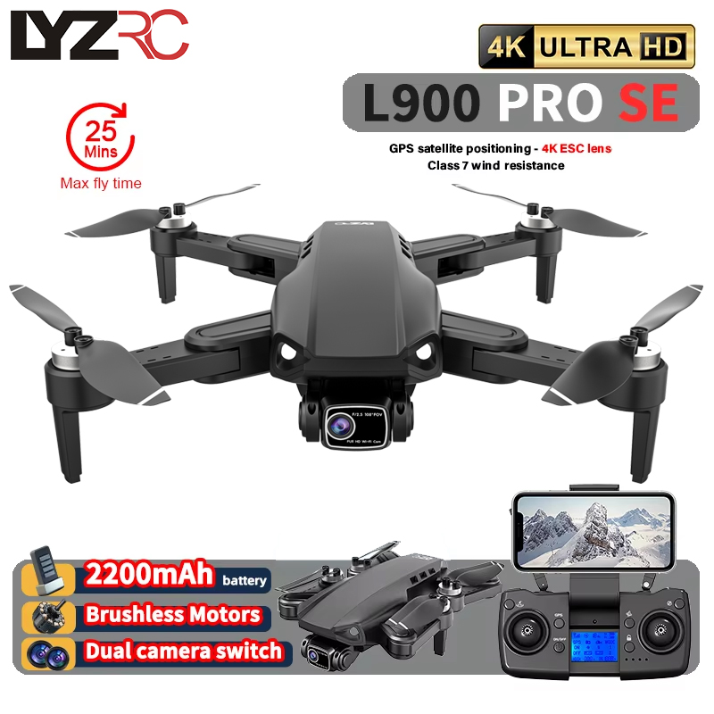 Rc Helicopter Electric - L900 Pro SE MAX GPS Drone