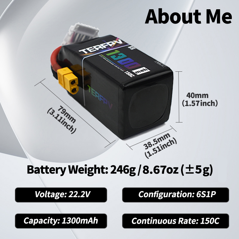 TERFPV Lipo Battery 6S 22.2V 1 - Rc Helicopter Battery avaliação e preço