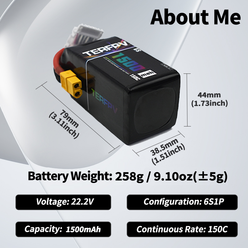 TERFPV Lipo Battery 6S 22.2V 1 - Rc Helicopter Battery avaliação e preço