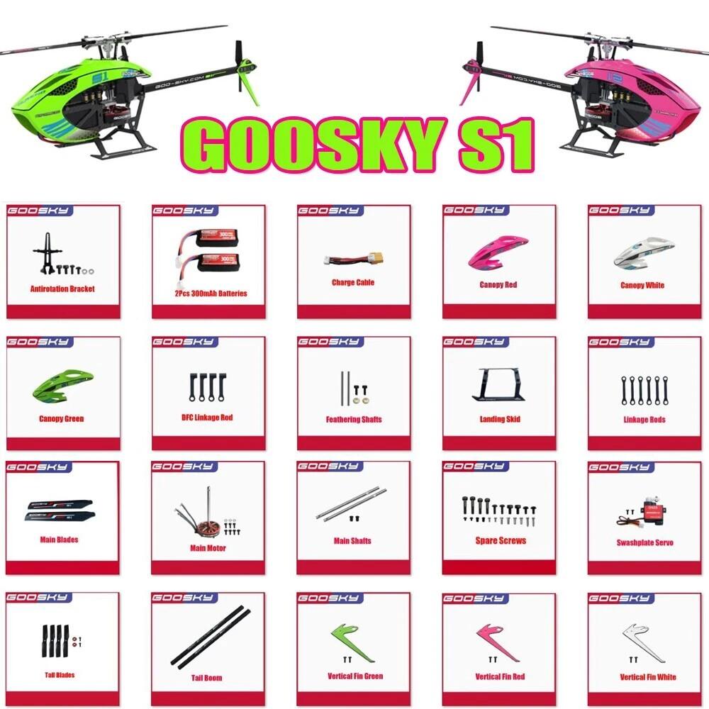 Goosky S1 Helicopter RCElectri - Rc Helicopter Blade avaliação e preço