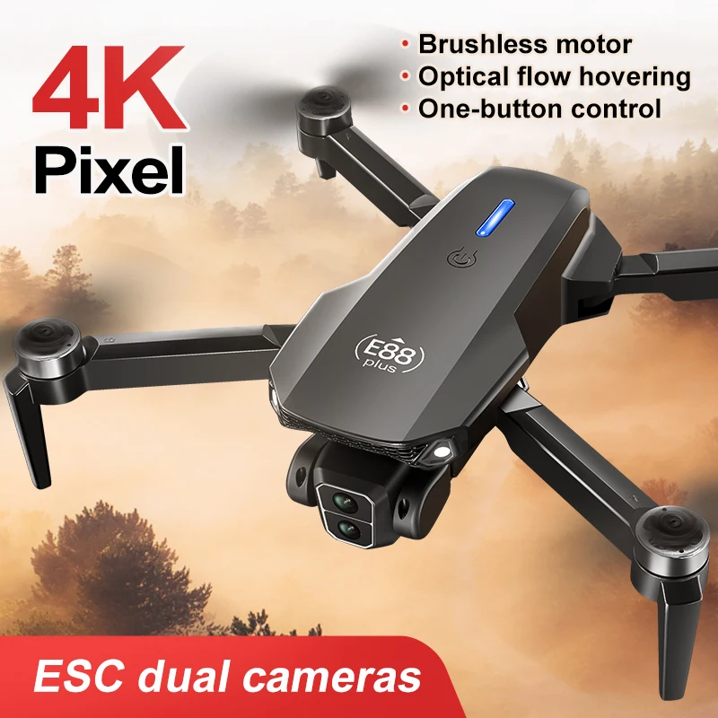 New E88 Plus Quadcopter Drone: - Rc Helicopter Electric avaliação e preço