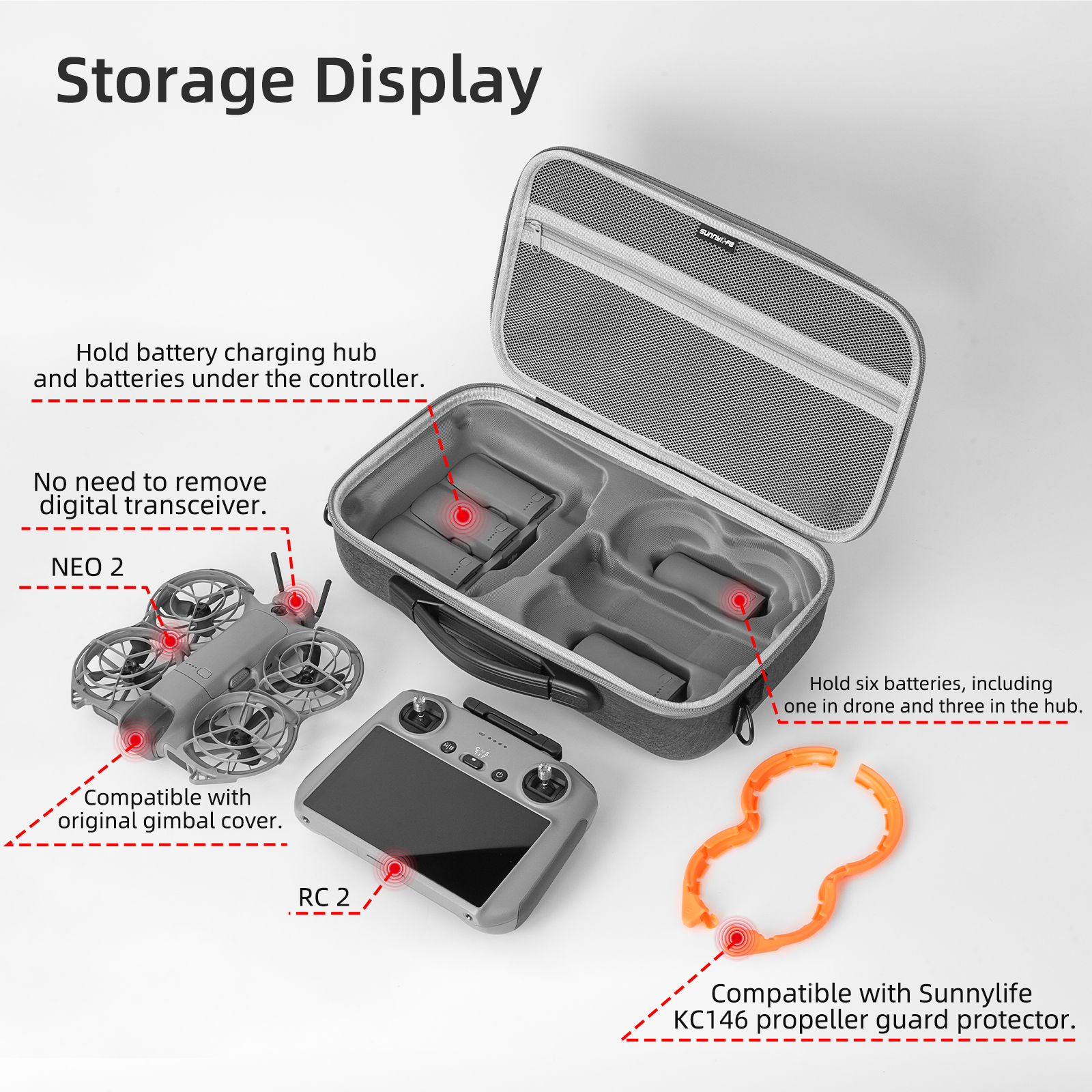 Portable Carrying Case For DJI - Rc Helicopter Bag avaliação e preço