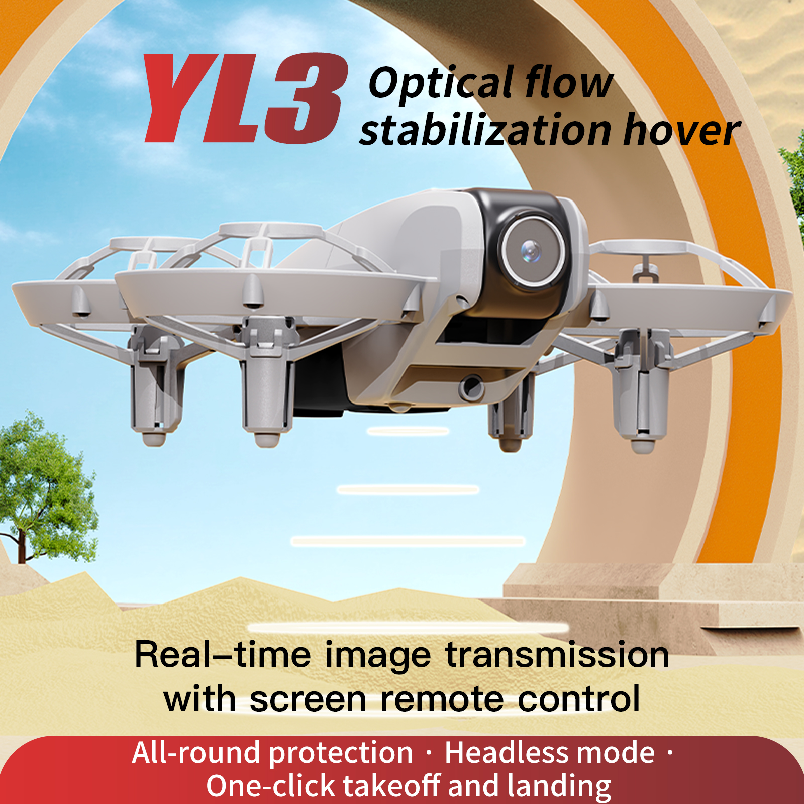 YL3 Remote-Controlled Drone wi - Rc Helicopter Case avaliação e preço