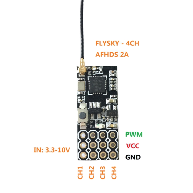 Flysky FS2A Mini Receiver 4CH  - Rc Helicopter Remote Control avaliação e preço