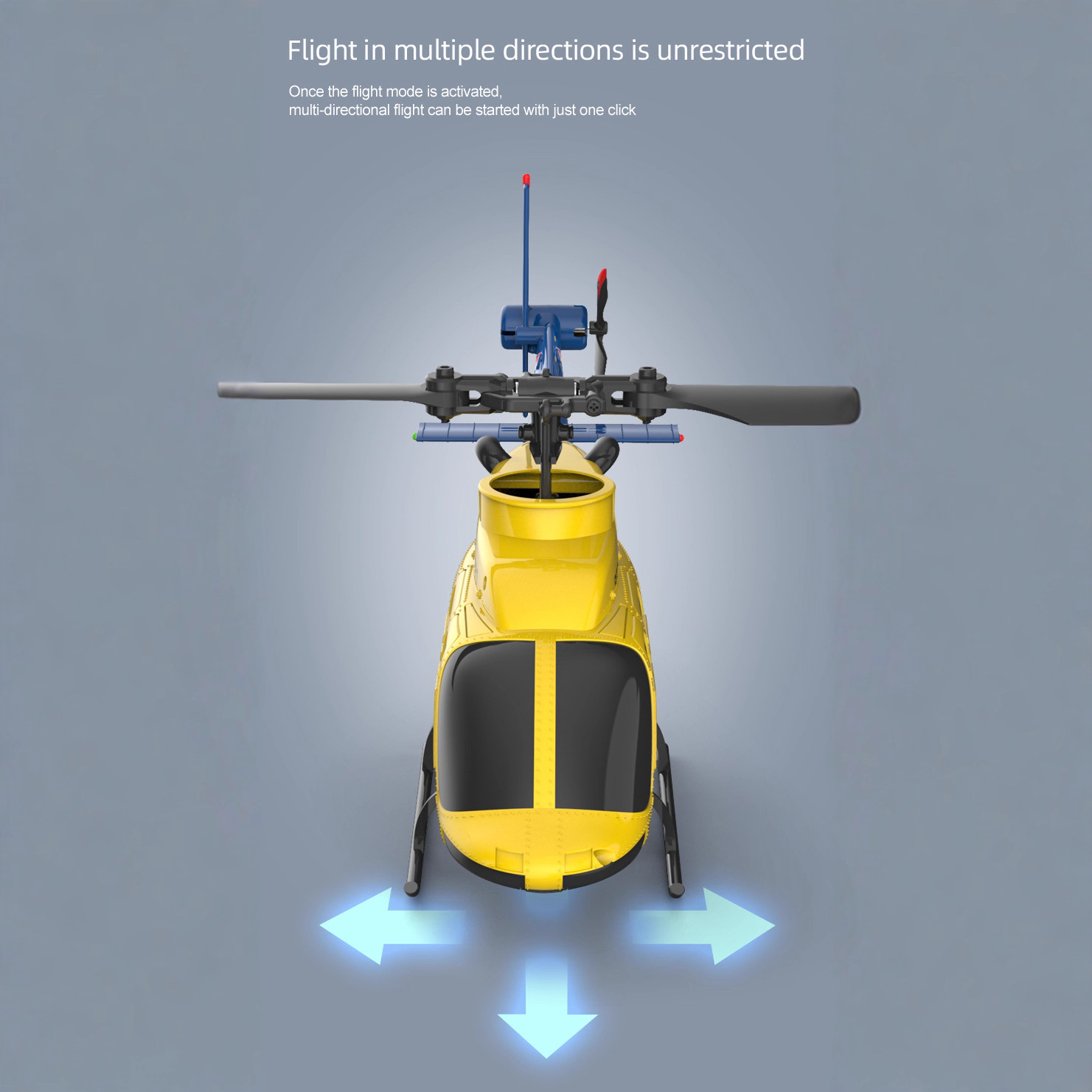 A60 1/42 Scale Bell 206 RC Hel - Rc Helicopter Single Rotor avaliação e preço