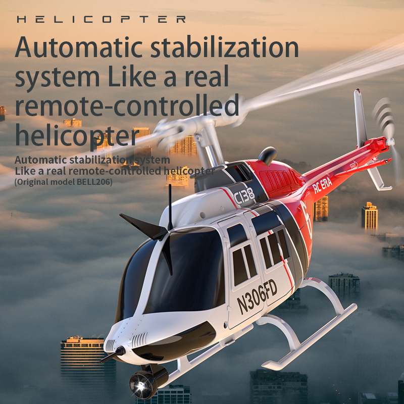 RC ERA C138 1:33 Bell 206 RC H - Rc Helicopter Gyro avaliação e preço