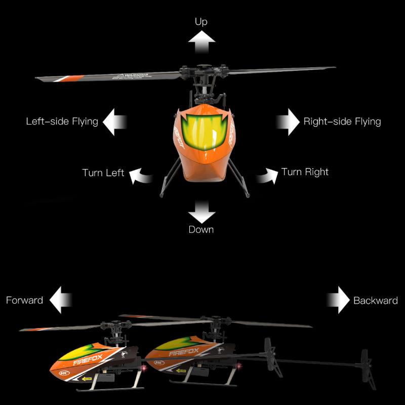 Single-Rotor Flybarless RC Hel - Rc Helicopter Single Rotor avaliação e preço
