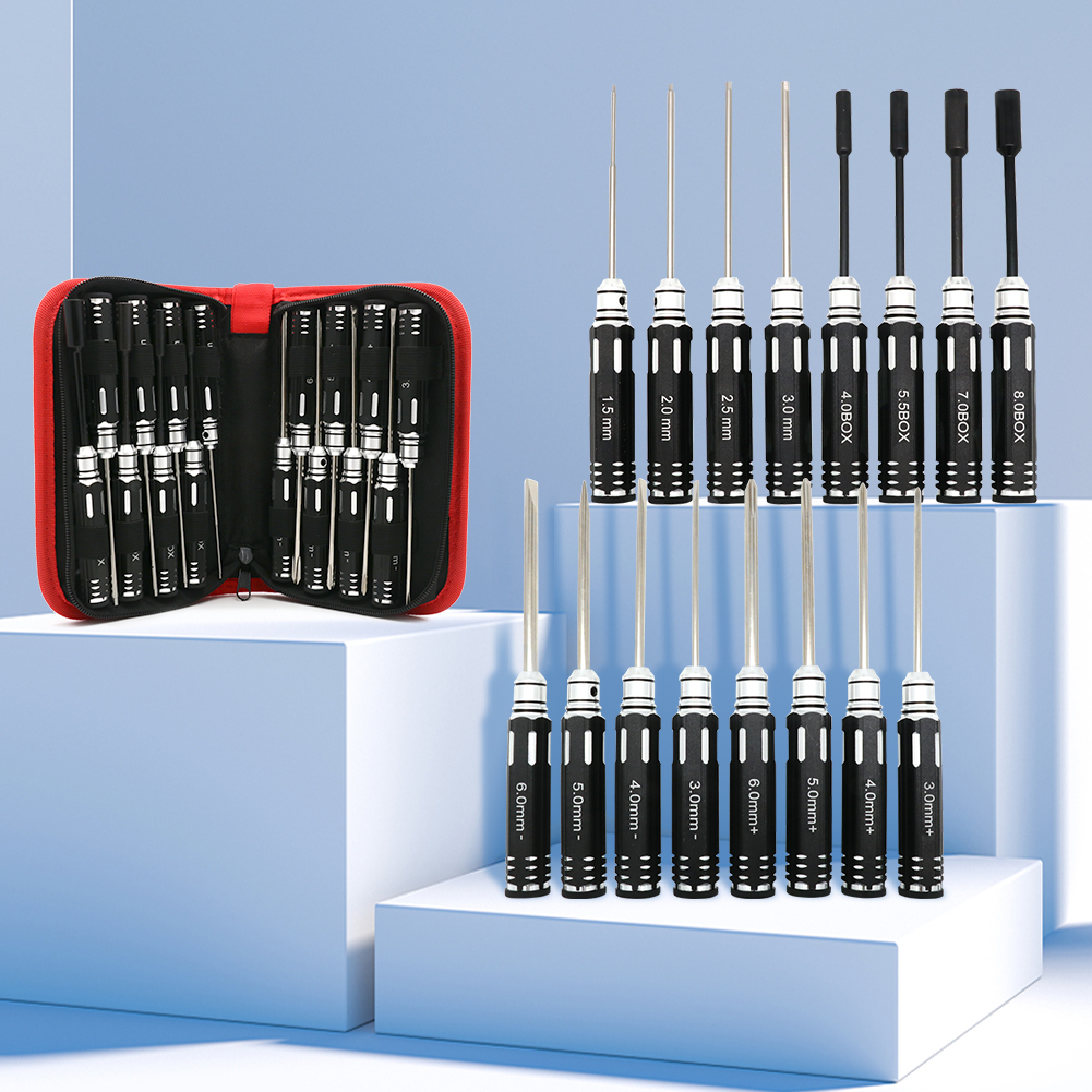 RC Hex Driver Set - 16pcs Hex  - Rc Helicopter Tool Kit avaliação e preço