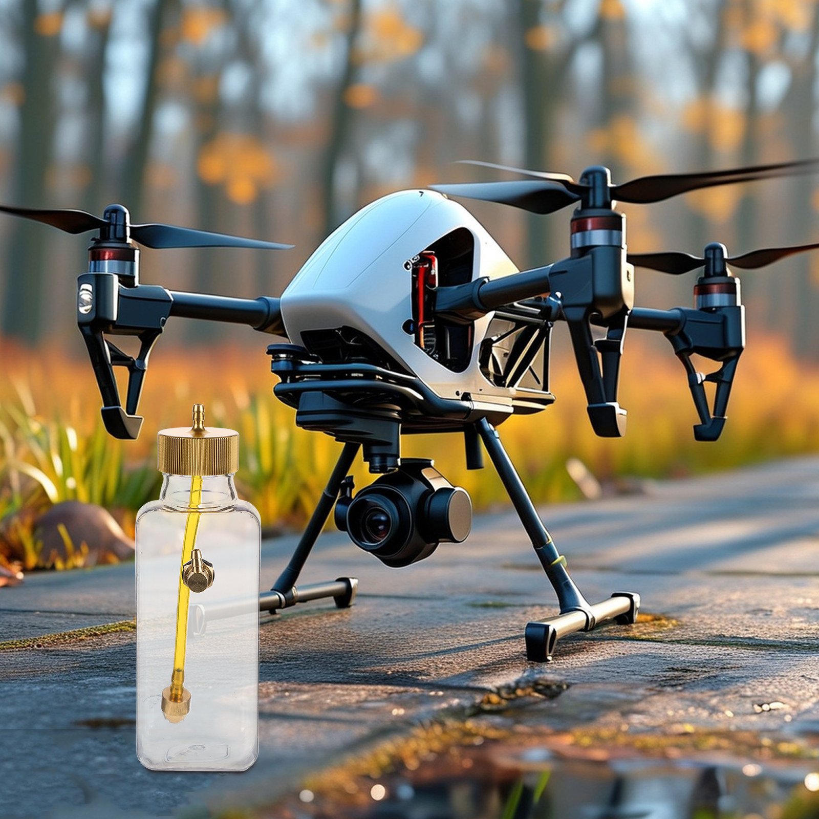 1Set Clear Plastic Rc Gas Tank - Rc Helicopter Gas avaliação e preço
