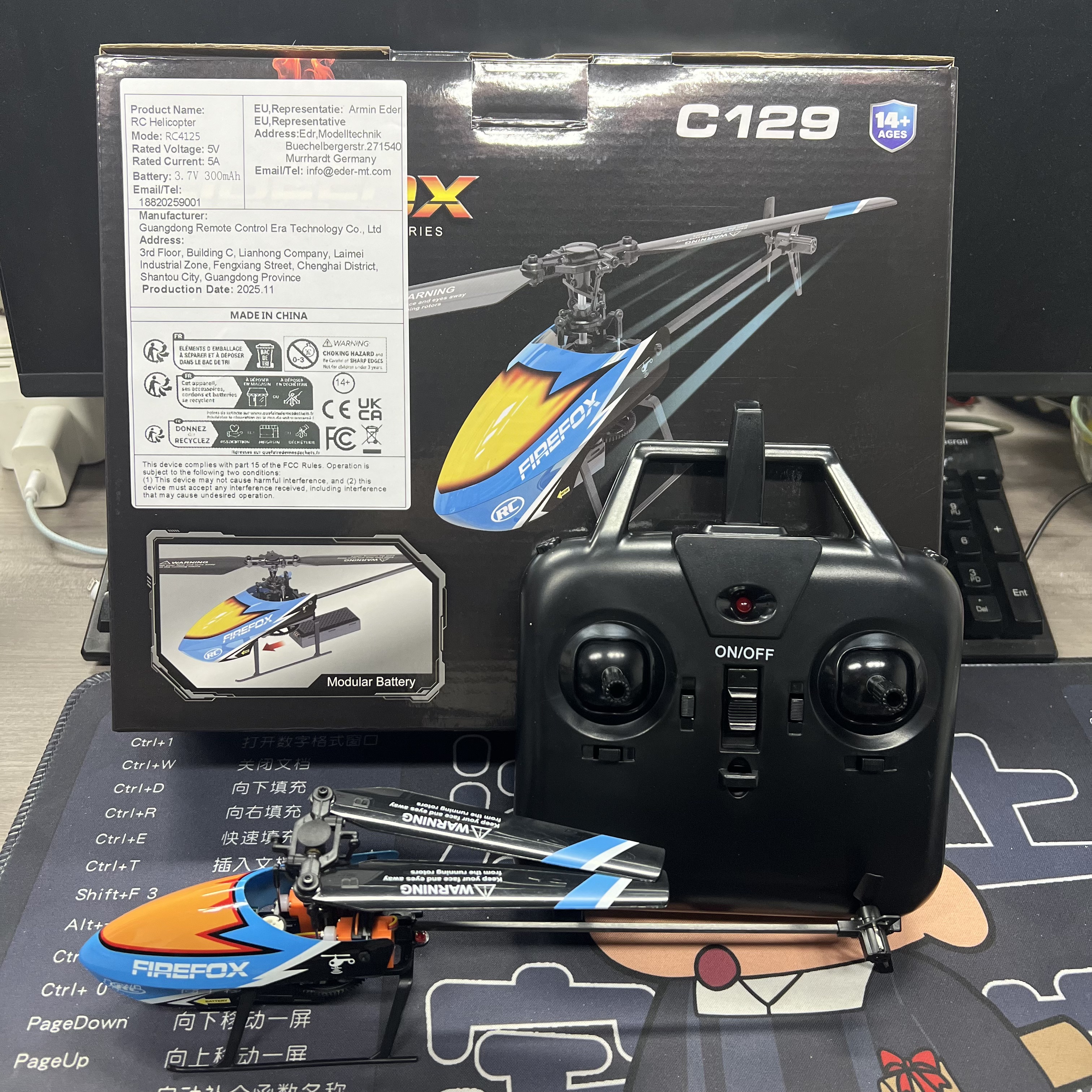 RC ERA C129 Helicopter 4 Chann - Rc Helicopter Gyro avaliação e preço