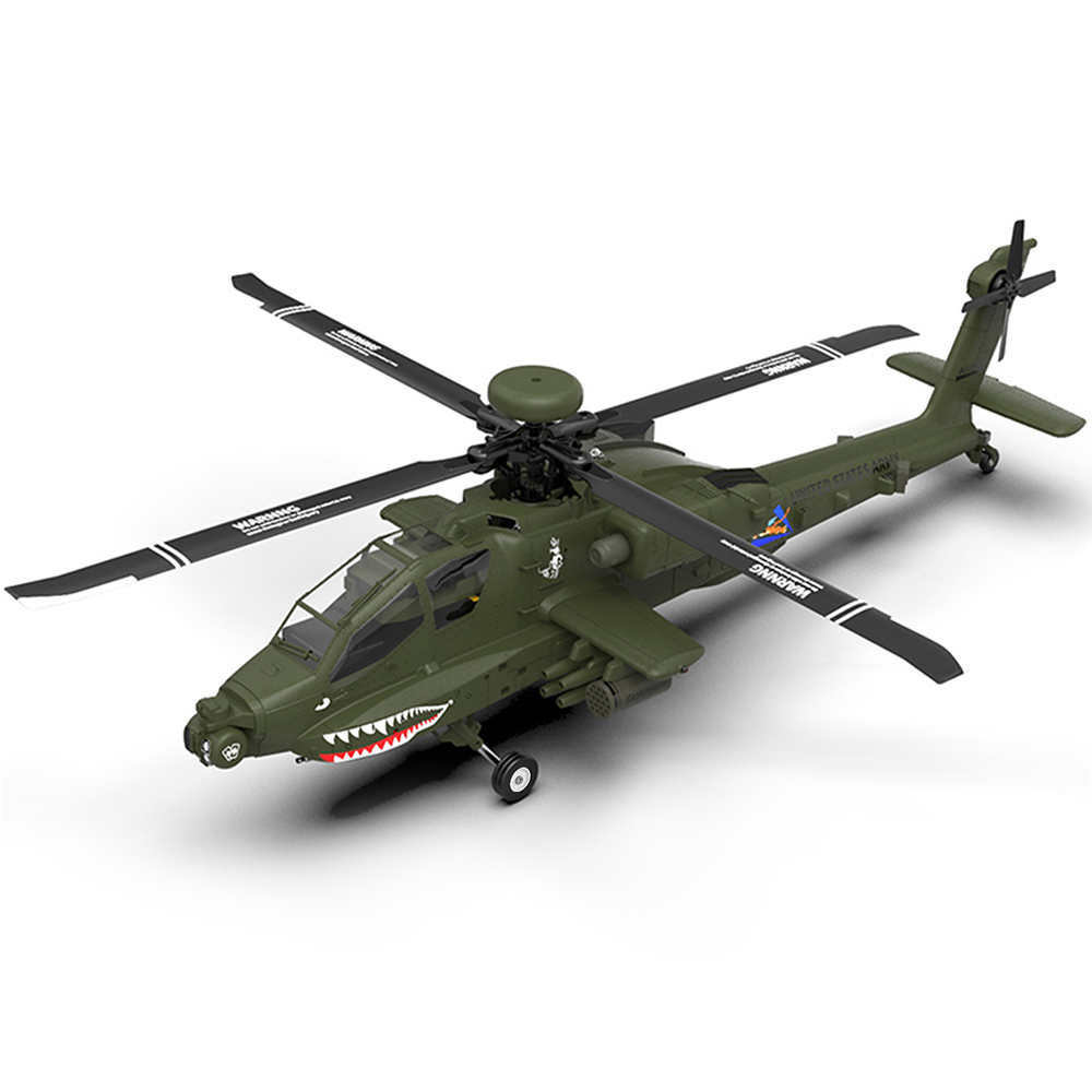 YXZNRC F11 AH-64D Apache RC He - Rc Helicopter Gyro avaliação e preço